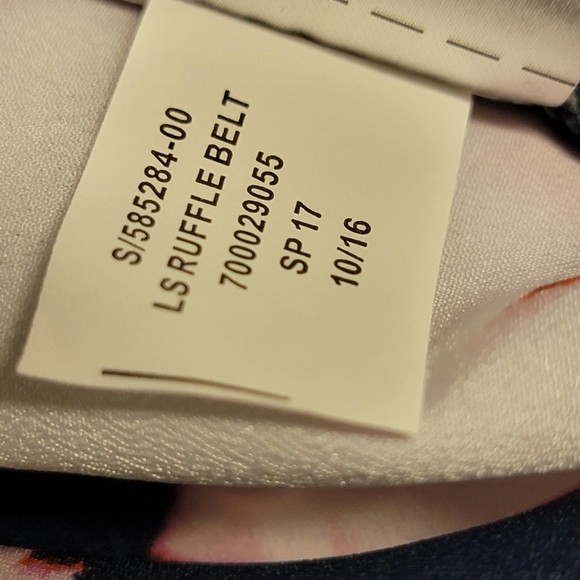 Banana Republic Floral Ruffle Button Shirt Dress Size Small - Picture 12 of 13